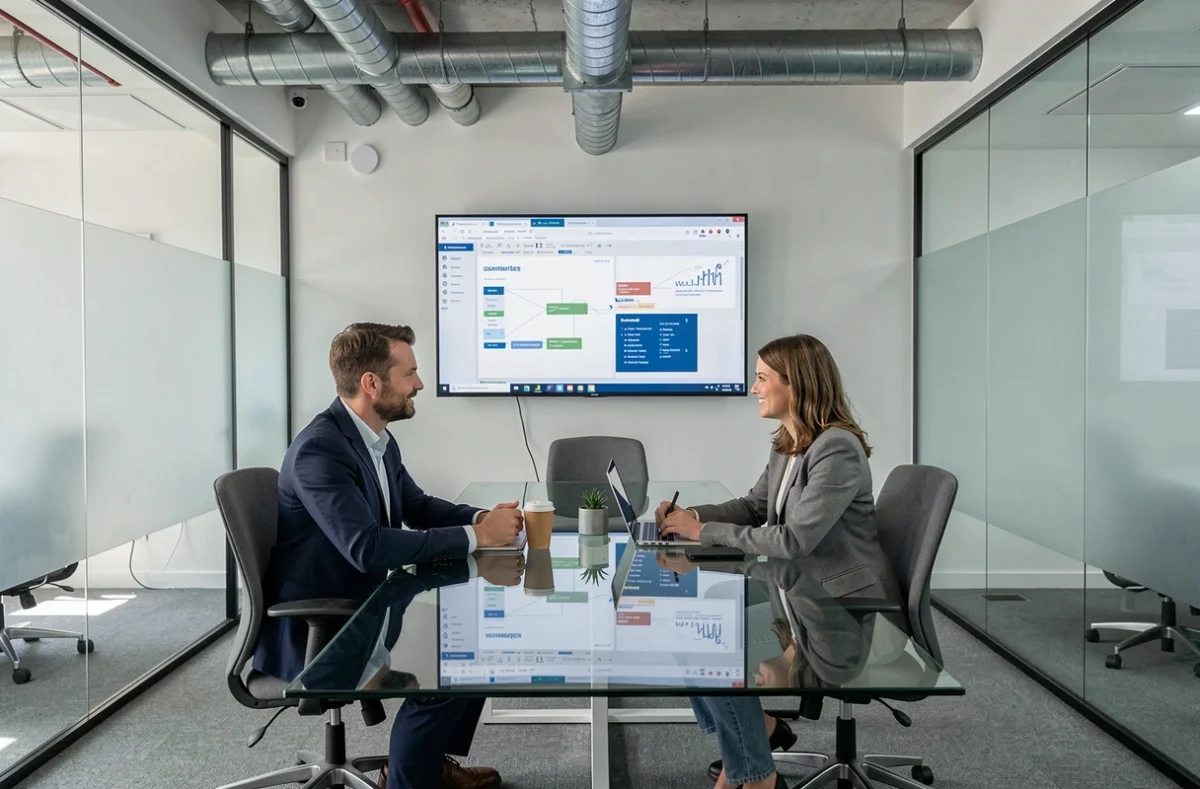 Équipe de consultants en développement web et conseil digital RLN Consulting en réunion à Nantes