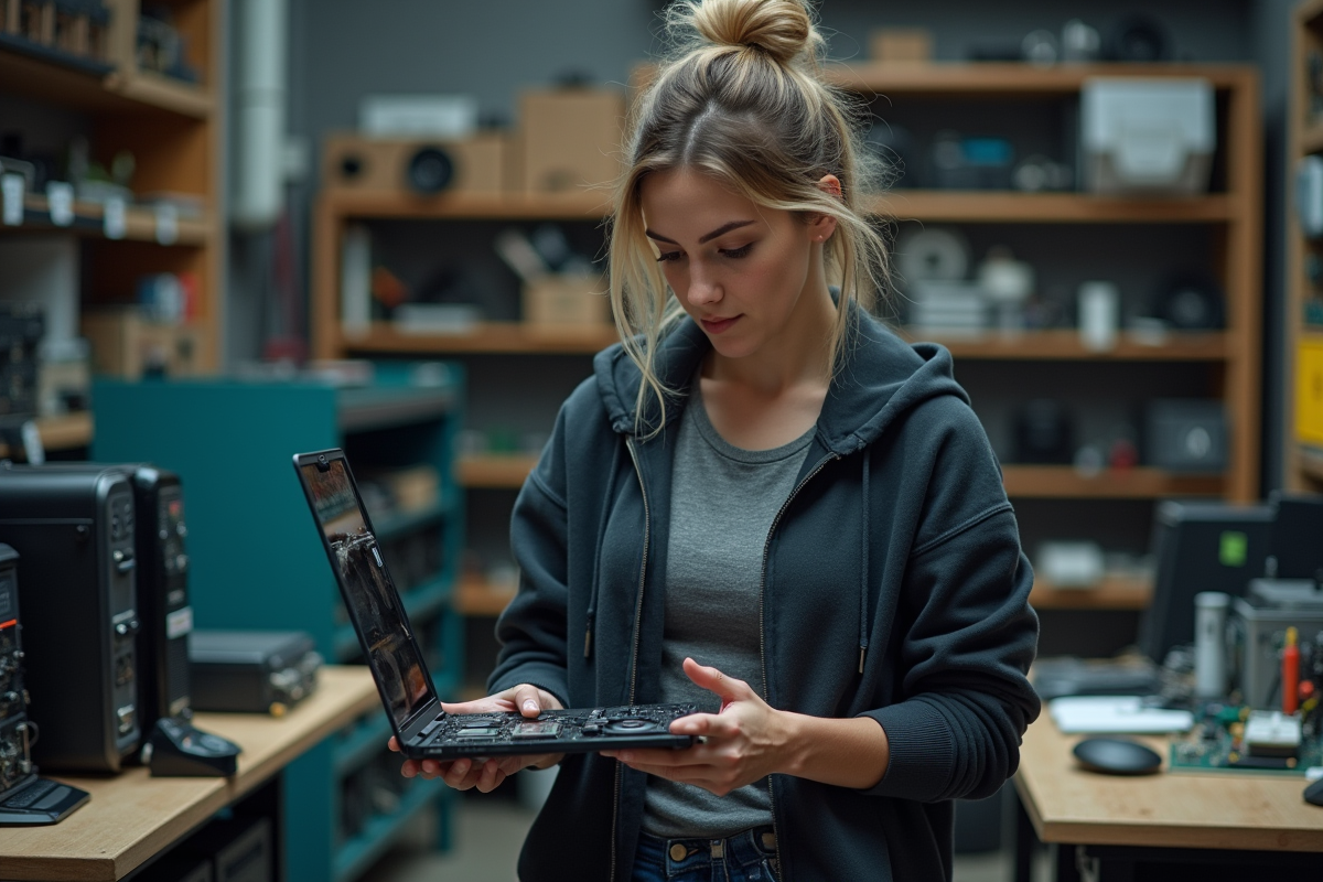 Ingénieure en réparation d